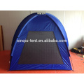 Outdoor children playing big camping tent